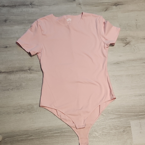 YITTY Tops - YITTY Soft Pink Bodysuit